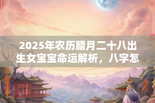 2025年农历腊月二十八出生女宝宝命运解析，八字怎么看