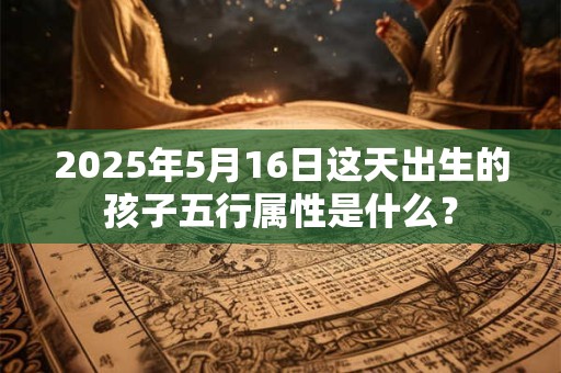 2025年5月16日这天出生的孩子五行属性是什么？