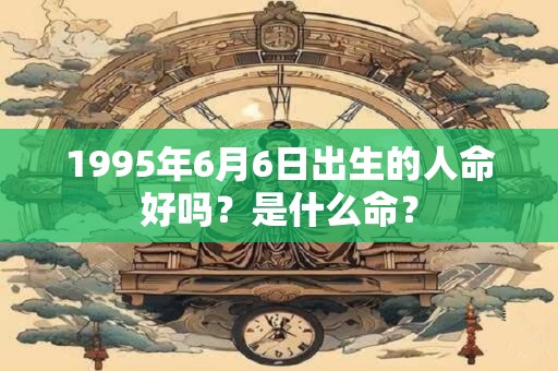 1995年6月6日出生的人命好吗？是什么命？