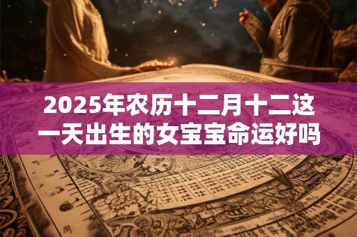 2025年农历十二月十二这一天出生的女宝宝命运好吗? 2025年农历十二月十二这一天出生的女宝宝命运好吗?