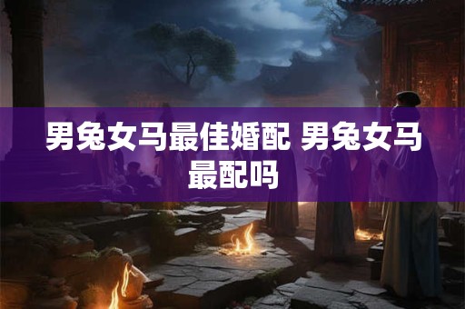 男兔女马最佳婚配 男兔女马最配吗