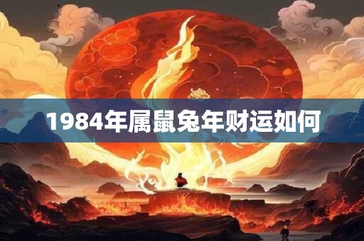 1984年属鼠兔年财运如何
