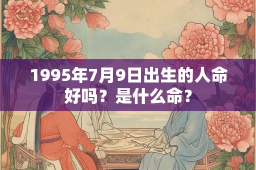 1995年7月9日出生的人命好吗？是什么命？
