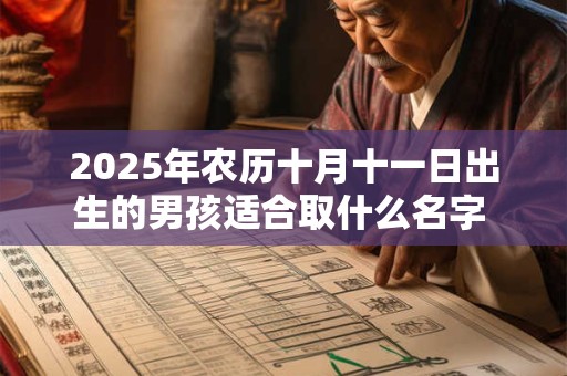 2025年农历十月十一日出生的男孩适合取什么名字 命运如何