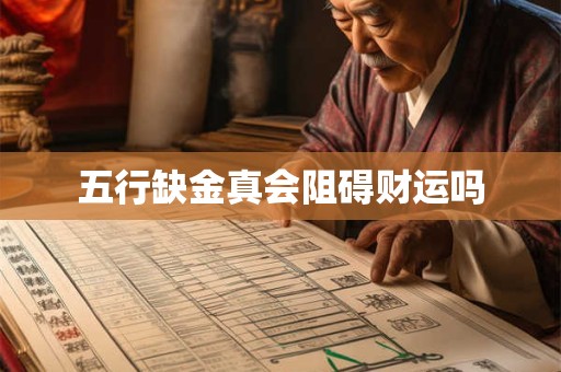 五行缺金真会阻碍财运吗