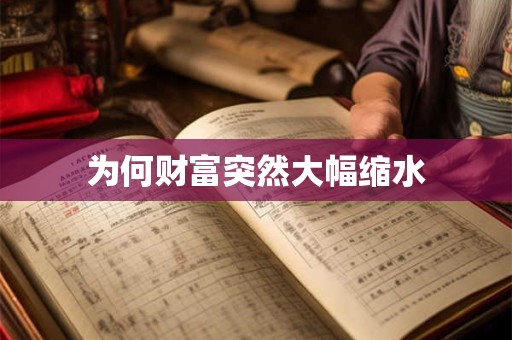 为何财富突然大幅缩水