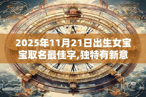 2025年11月21日出生女宝宝取名最佳字,独特有新意的名字