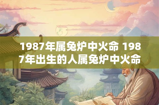 1987年属兔炉中火命 1987年出生的人属兔炉中火命吗