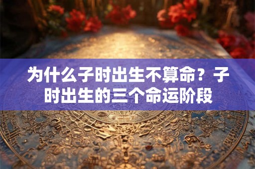 为什么子时出生不算命?子时出生的三个命运阶段 为什么子时出生不算命?子时出生的三个命运阶段