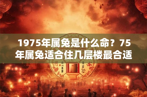 1975年属兔是什么命？75年属兔适合住几层楼最合适？