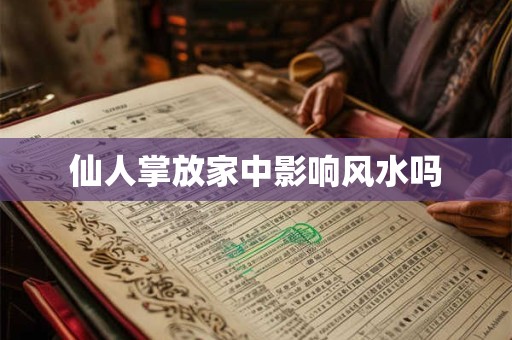 仙人掌放家中影响风水吗