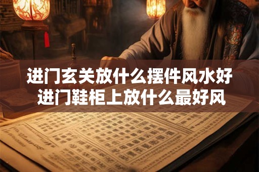 进门玄关放什么摆件风水好 进门鞋柜上放什么最好风水