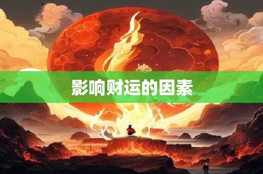 影响财运的因素