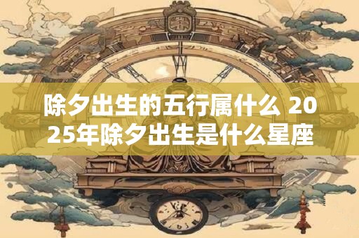 除夕出生的五行属什么 2025年除夕出生是什么星座