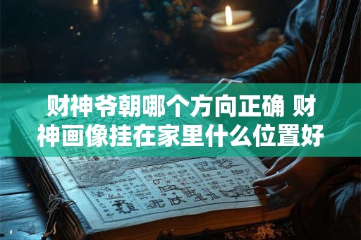 财神爷朝哪个方向正确 财神画像挂在家里什么位置好