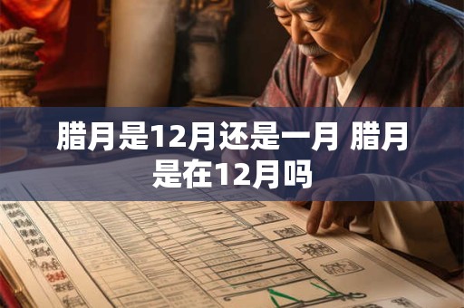 腊月是12月还是一月 腊月是在12月吗