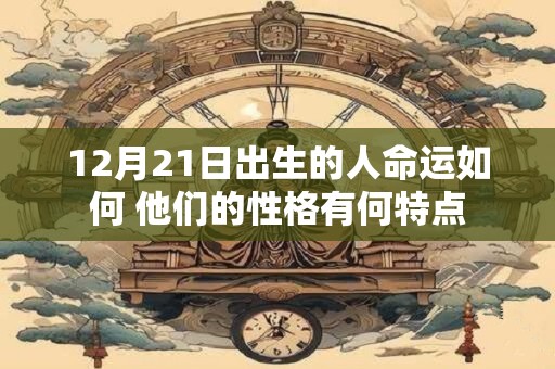 12月21日出生的人命运如何 他们的性格有何特点
