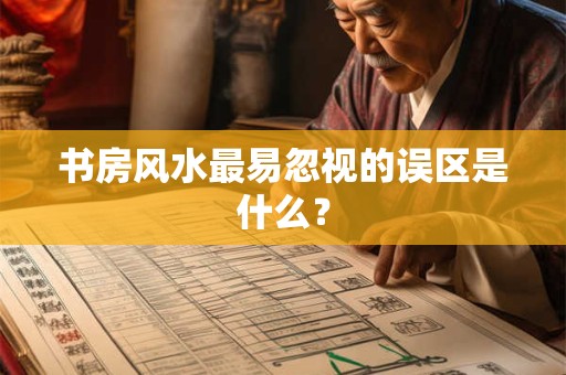 书房风水最易忽视的误区是什么？