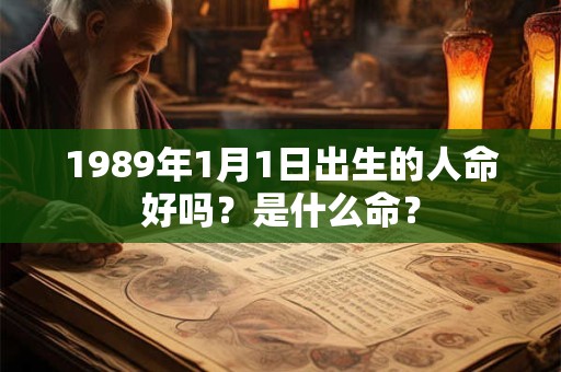1989年1月1日出生的人命好吗？是什么命？