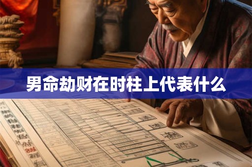 详细阅读:男命劫财在时柱上代表什么 男命劫财在时柱上代表什么