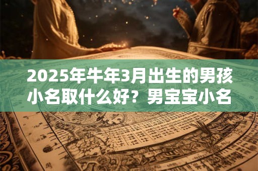 2025年牛年3月出生的男孩小名取什么好？男宝宝小名推荐
