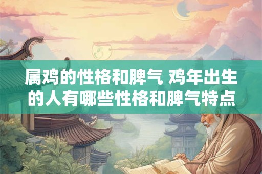 属鸡的性格和脾气 鸡年出生的人有哪些性格和脾气特点