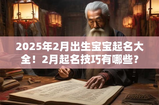 2025年2月出生宝宝起名大全！2月起名技巧有哪些？