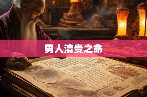 男人清贵之命