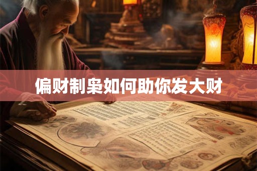 偏财制枭如何助你发大财