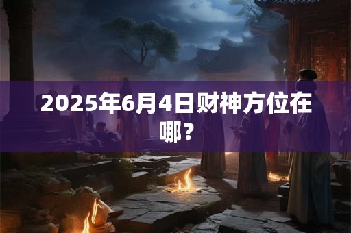 2025年6月4日财神方位在哪？
