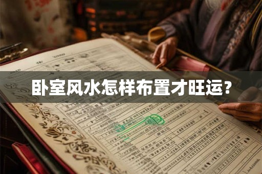 卧室风水怎样布置才旺运？