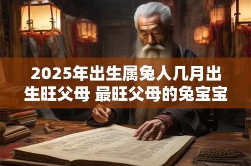 2025年出生属兔人几月出生旺父母 最旺父母的兔宝宝出生月份