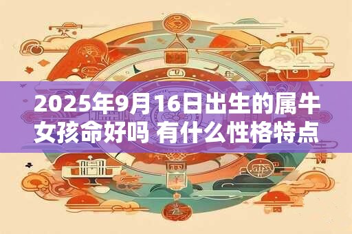 2025年9月16日出生的属牛女孩命好吗 有什么性格特点 2025年9月16日出生的属牛女孩命好吗 有什么性格特点