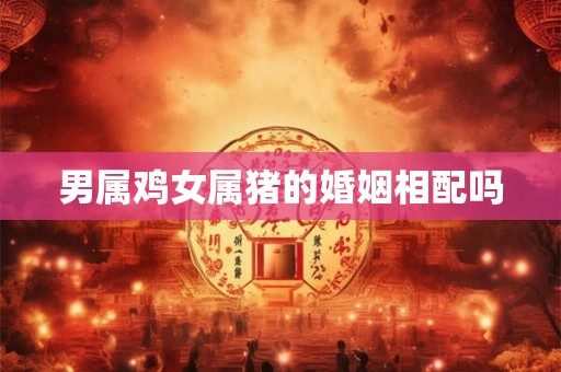 男属鸡女属猪的婚姻相配吗