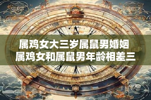 属鸡女大三岁属鼠男婚姻 属鸡女和属鼠男年龄相差三岁是否适合结婚