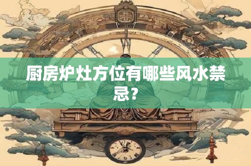 厨房炉灶方位有哪些风水禁忌？