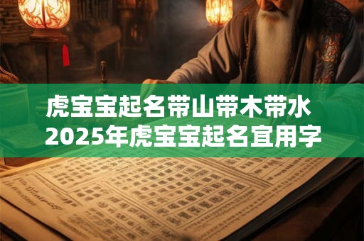 虎宝宝起名带山带木带水 2025年虎宝宝起名宜用字