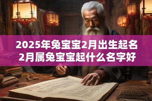 2025年兔宝宝2月出生起名 2月属兔宝宝起什么名字好