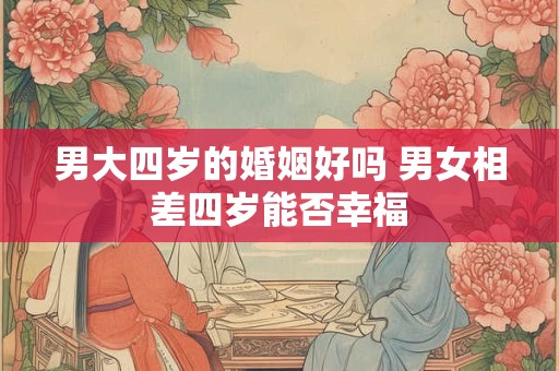 男大四岁的婚姻好吗 男女相差四岁能否幸福