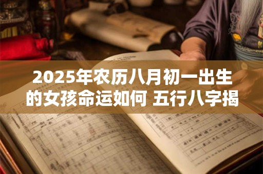 2025年农历八月初一出生的女孩命运如何 五行八字揭示什么玄机