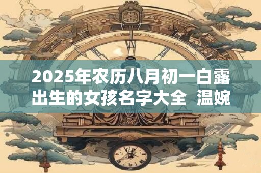 2025年农历八月初一白露出生的女孩名字大全  温婉好听