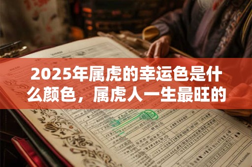 2026年属虎的幸运色是什么颜色，属虎人一生最旺的颜色