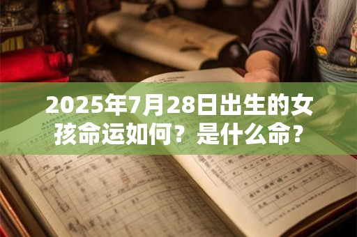 2025年7月28日出生的女孩命运如何?是什么命? 2025年7月28日出生的女孩命运如何?是什么命?
