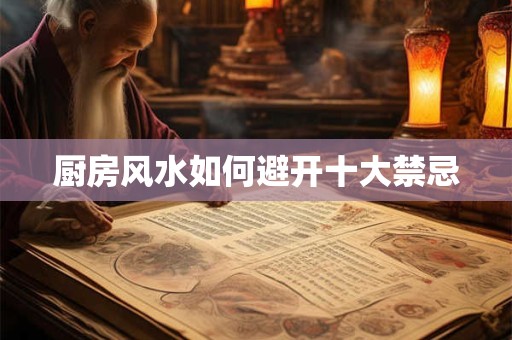 厨房风水如何避开十大禁忌