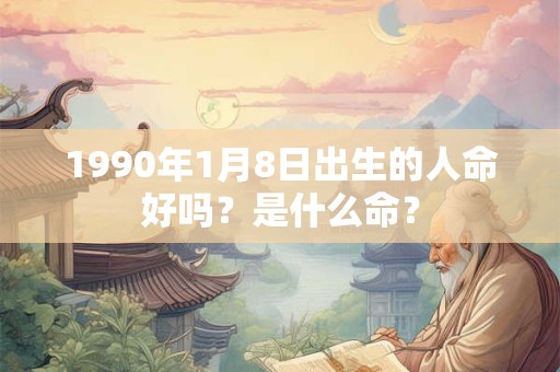 1990年1月8日出生的人命好吗？是什么命？
