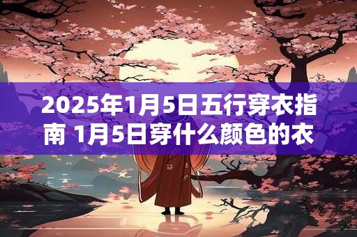 2025年1月5日五行穿衣指南 1月5日穿什么颜色的衣服
