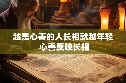 越是心善的人长相就越年轻 心善反映长相