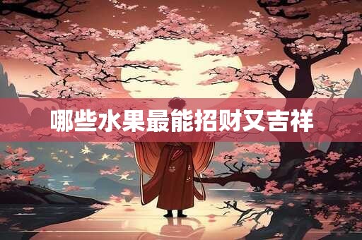 哪些水果最能招财又吉祥 哪些水果最能招财又吉祥