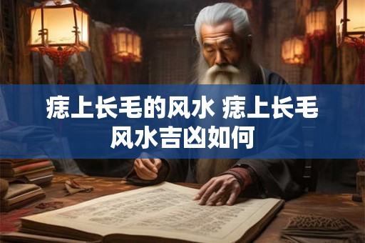 痣上长毛的风水 痣上长毛风水吉凶如何