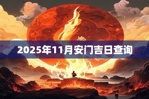 2025年11月安门吉日查询